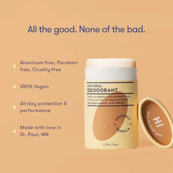 HiBAR Deodorant  Coconut + Vanilla