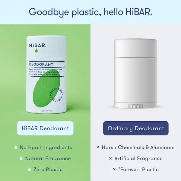 HiBAR Deodorant Fresh Rain + Cucumber