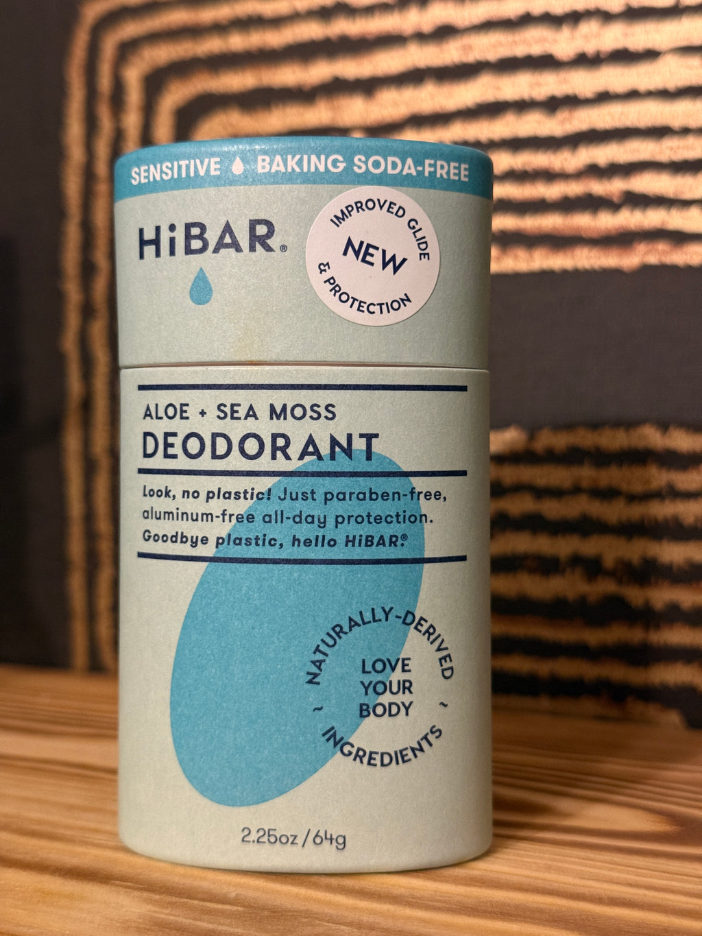 HiBAR Deodorant Sensitive  Aloe + Sea-Moss(Baking soda free)