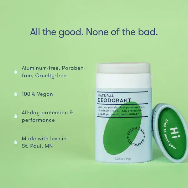 HiBAR Deodorant Fresh Rain + Cucumber